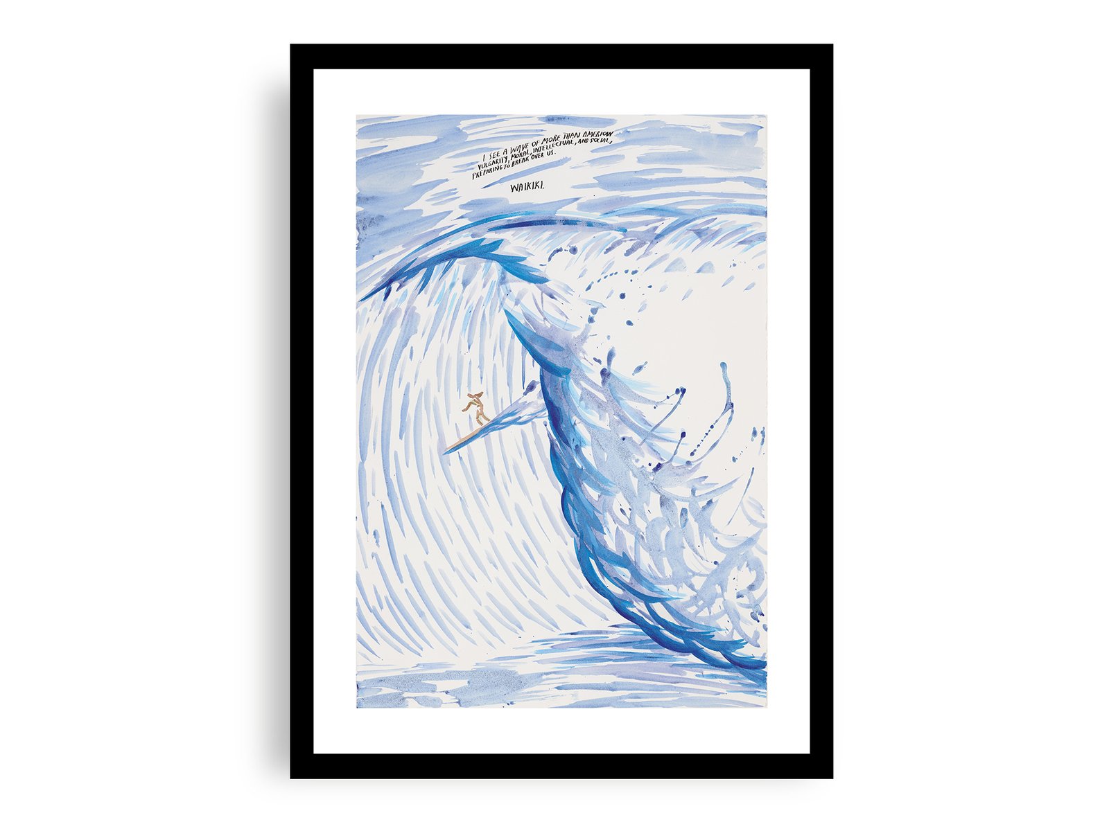 Raymond Pettibon - I See A Wave Of More Than, Fine Art Giclee